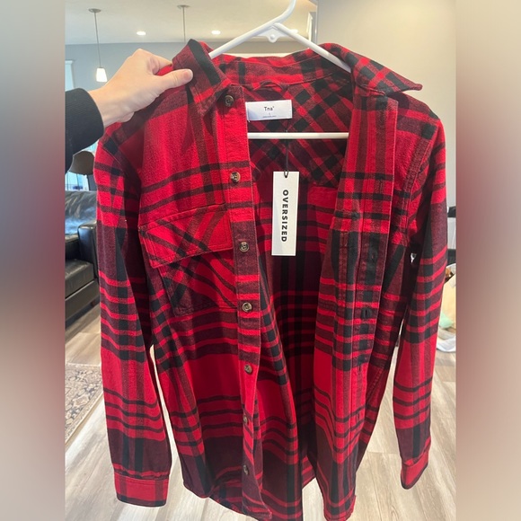 Aritzia oversized flannel size 1 - Picture 2 of 3